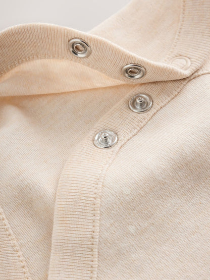 Neutral I Love My Daddy Long Sleeve Baby Bodysuit