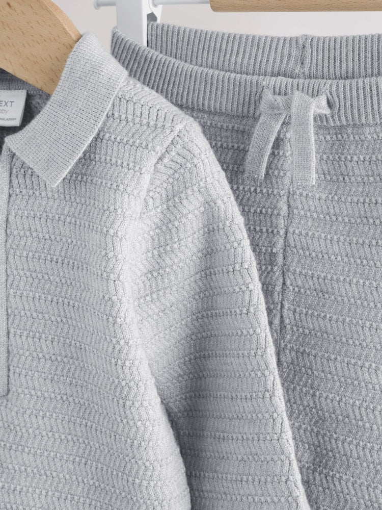 Grey Knitted