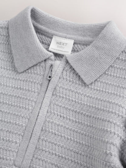 Grey Knitted