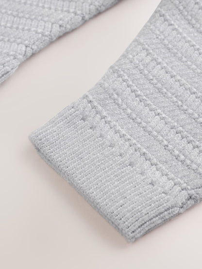 Grey Knitted