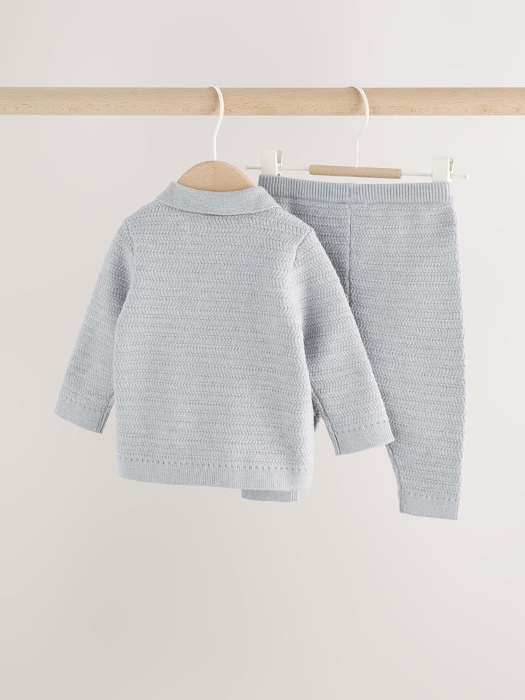 Grey Knitted