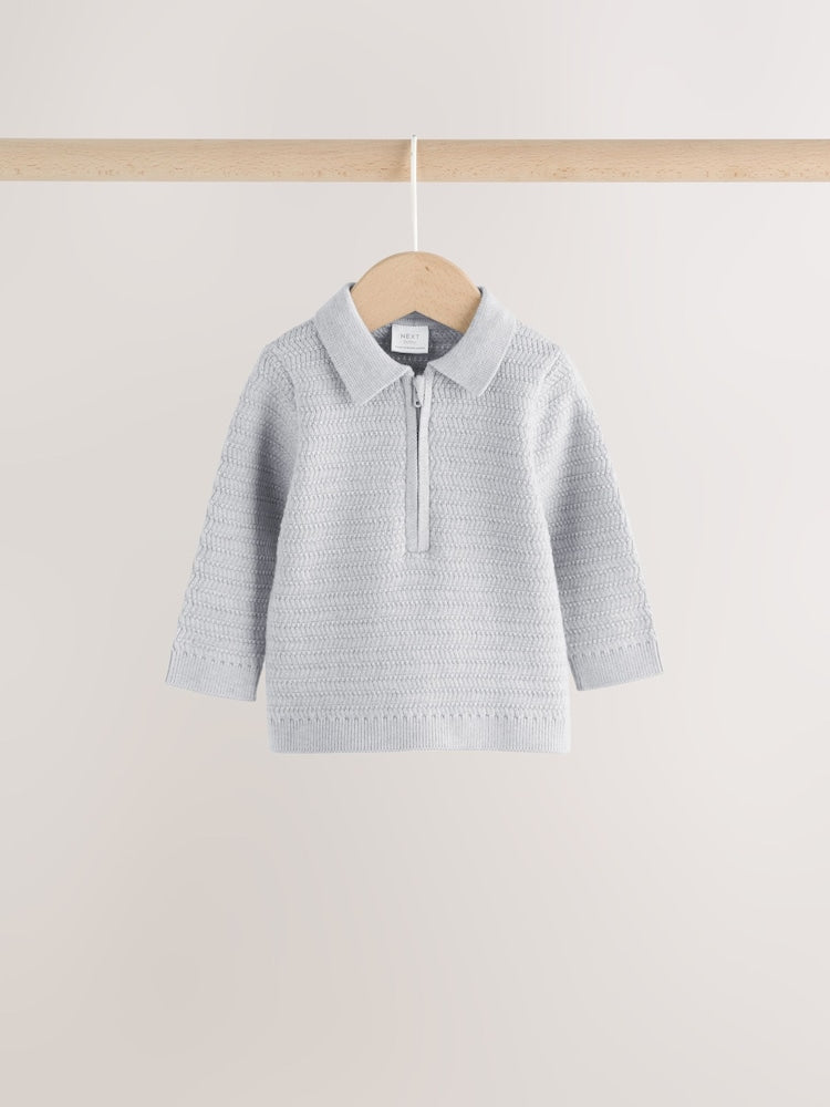 Grey Knitted