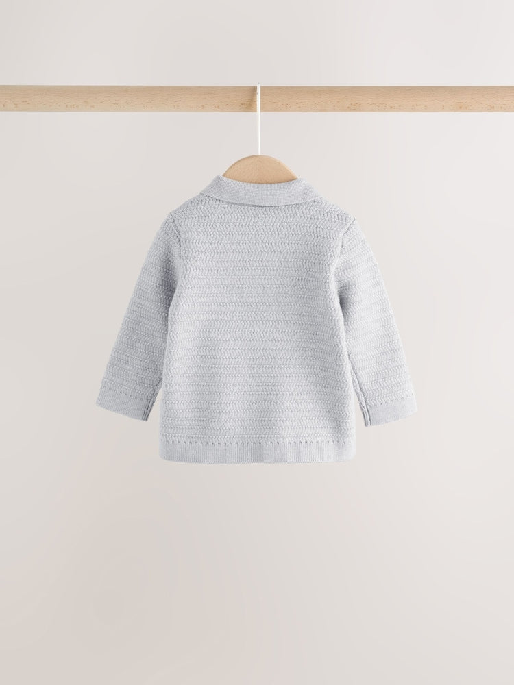 Grey Knitted