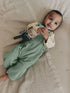 Green Jersey Dungaree and Bodysuit Baby Set (0mths-2yrs) - Green / Up to 1 Month (50-56cm)