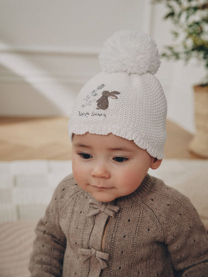 Cream Embroidered Bunny