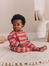 Red/Purple Stripe Top and Leggings Baby 2 Piece Set (0mths-2yrs) - Red/Purple Stripe / 12 - 18 Months (80 - 86cm)