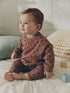 Chocolate Brown Spot Sweat Top and Leggings Set (0mths-2yrs)