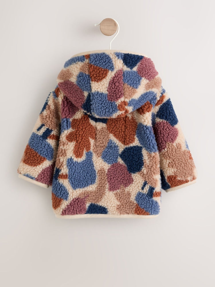 Brown &amp; Blue "Camo" Print