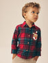 Red Character Long Sleeve Tartan Check Shirt (3mths-10yrs) - Red Character / 12-18 Months (80-86cm)