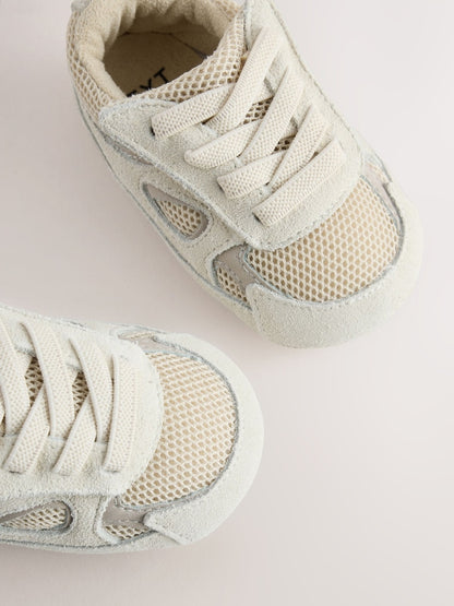 Neutral Touch Fastening Baby Trainers (0-2mths)
