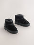 Black Standard Fit (F) Water Repellent Suede Pull On Boots - Size EU 19 (UK 3)