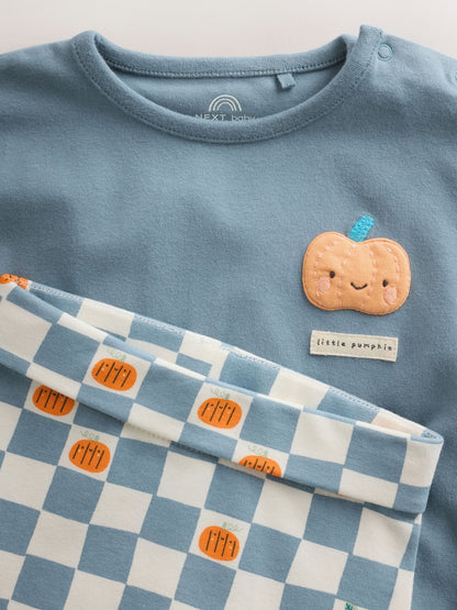 Blue Pumpkin Top and Legging Baby Set (0mths-2yrs)