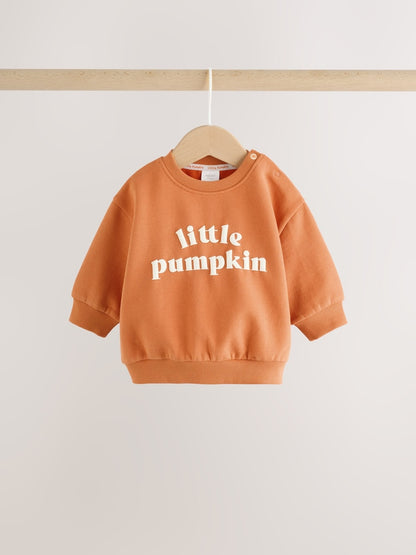 Orange Little Pumpkin Sweat and Legging Baby Set (0mths-2yrs)