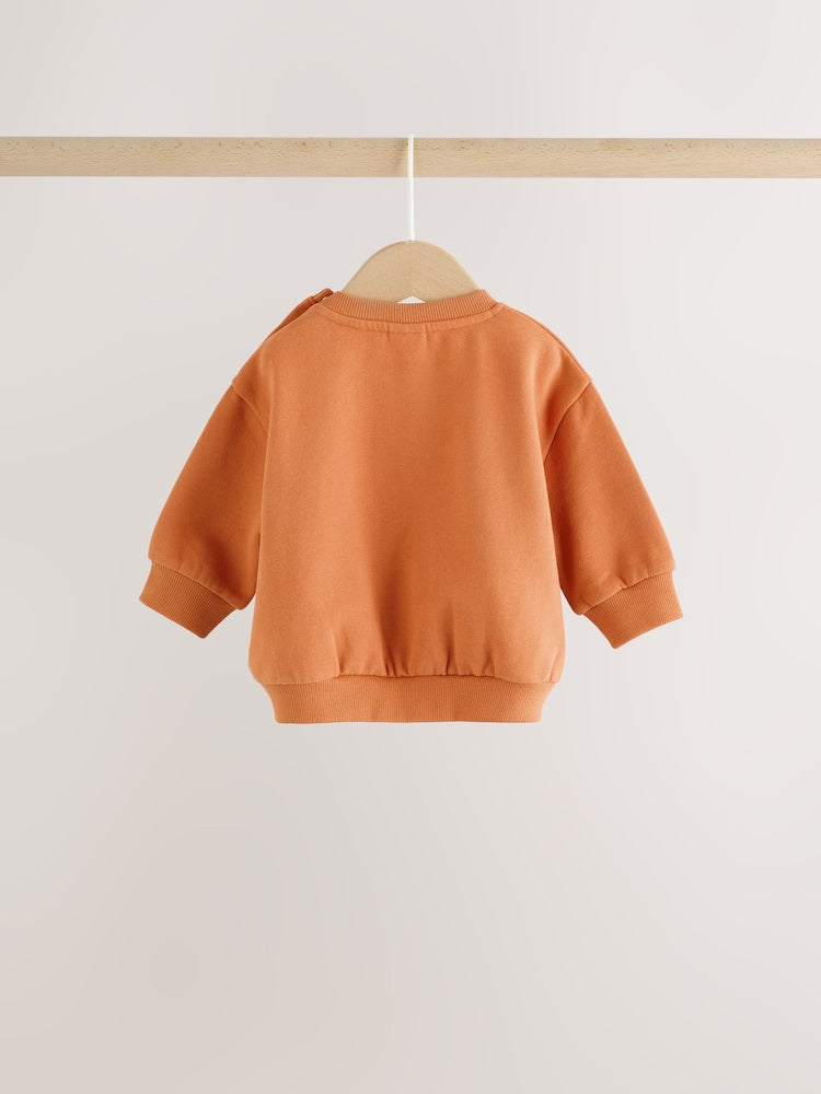 Orange Little Pumpkin Sweat and Legging Baby Set (0mths-2yrs)
