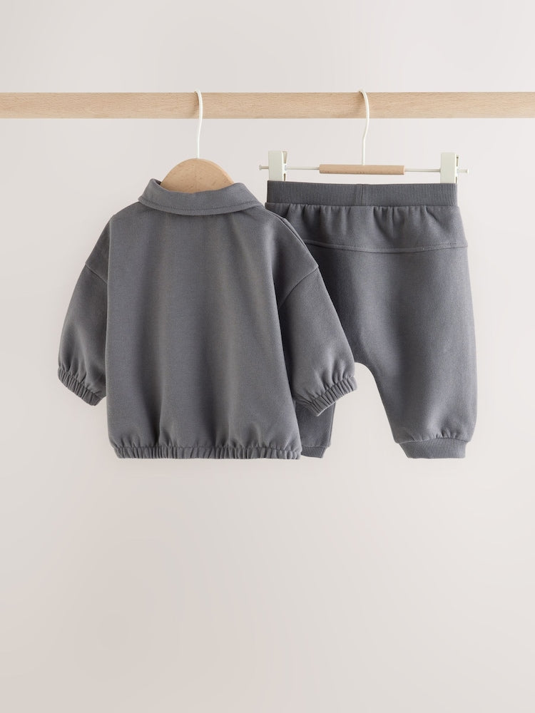 Grey Baby Sweater and Joggers Set (0mths-2yrs)
