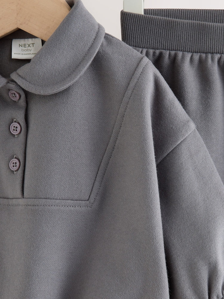 Grey Baby Sweater and Joggers Set (0mths-2yrs)