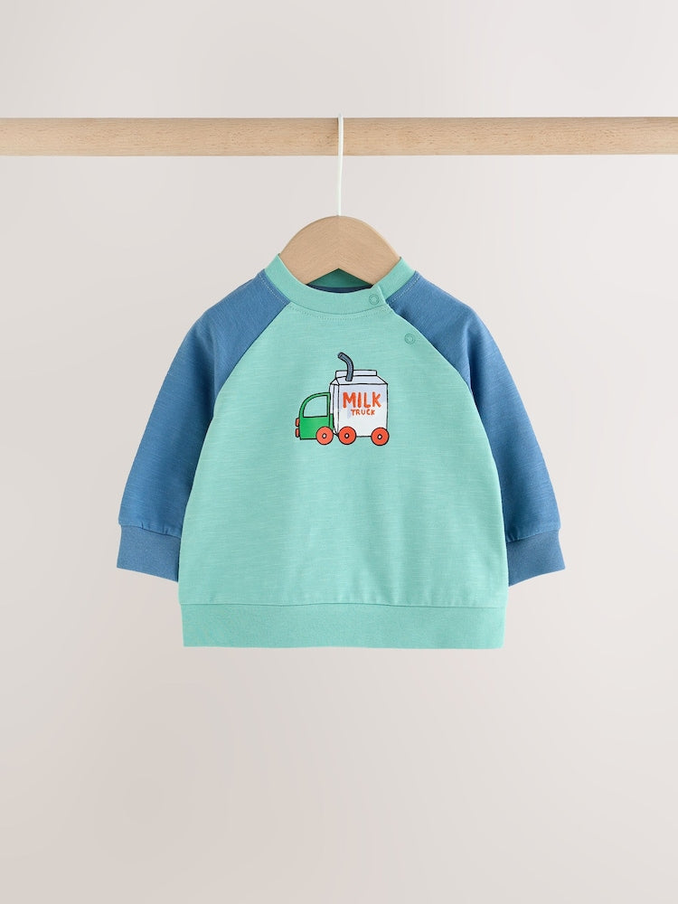 Green Milk Truck