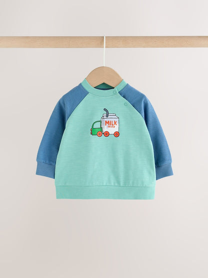 Green Milk Truck