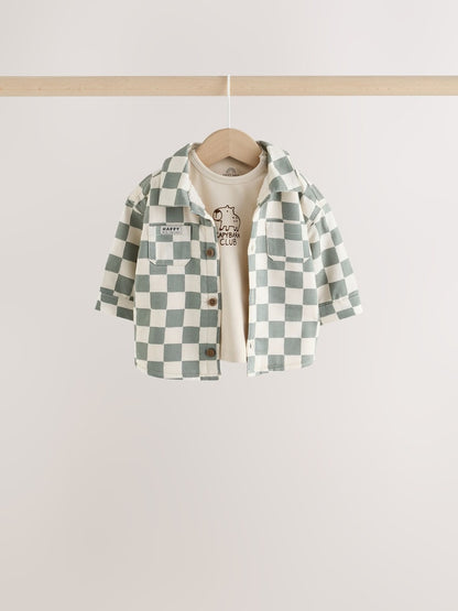 Green Checkerboard
