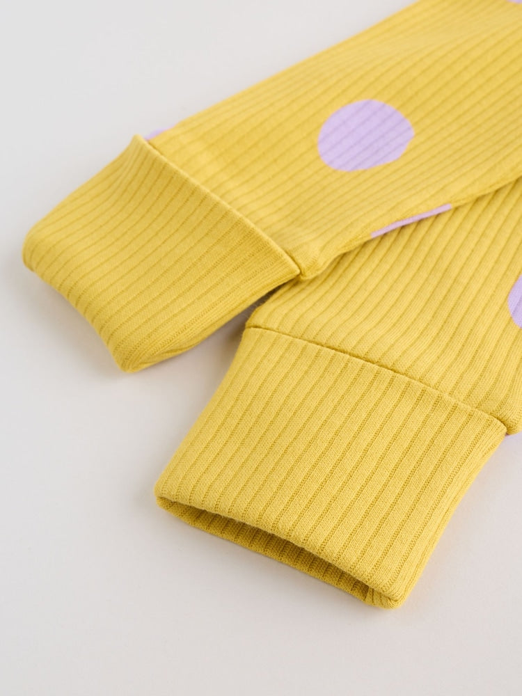 Bright Spot Two-Way Zip Baby Sleepsuits 4 Pack (0mths-3yrs)