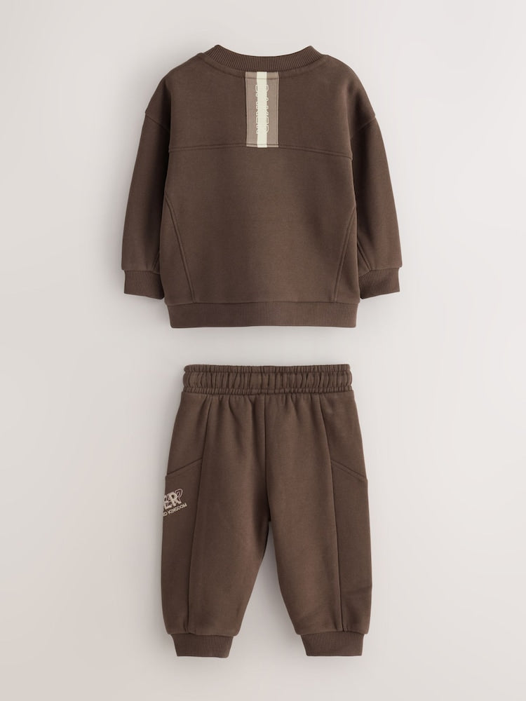 Baker by Ted Baker Brown Sweatshirt and Joggers Set