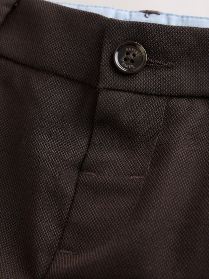 Baker by Ted Baker Brown/Blue Waistcoat Shirt And Trousers Set