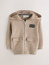 Baker by Ted Baker Stone Stone Knitted Jacket - Size Up To 3 Months (50 - 62cm) - Stone Stone Knitted