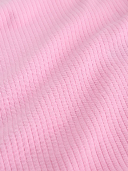 Pink/White Long Sleeve Baby Bodysuits 5 Pack