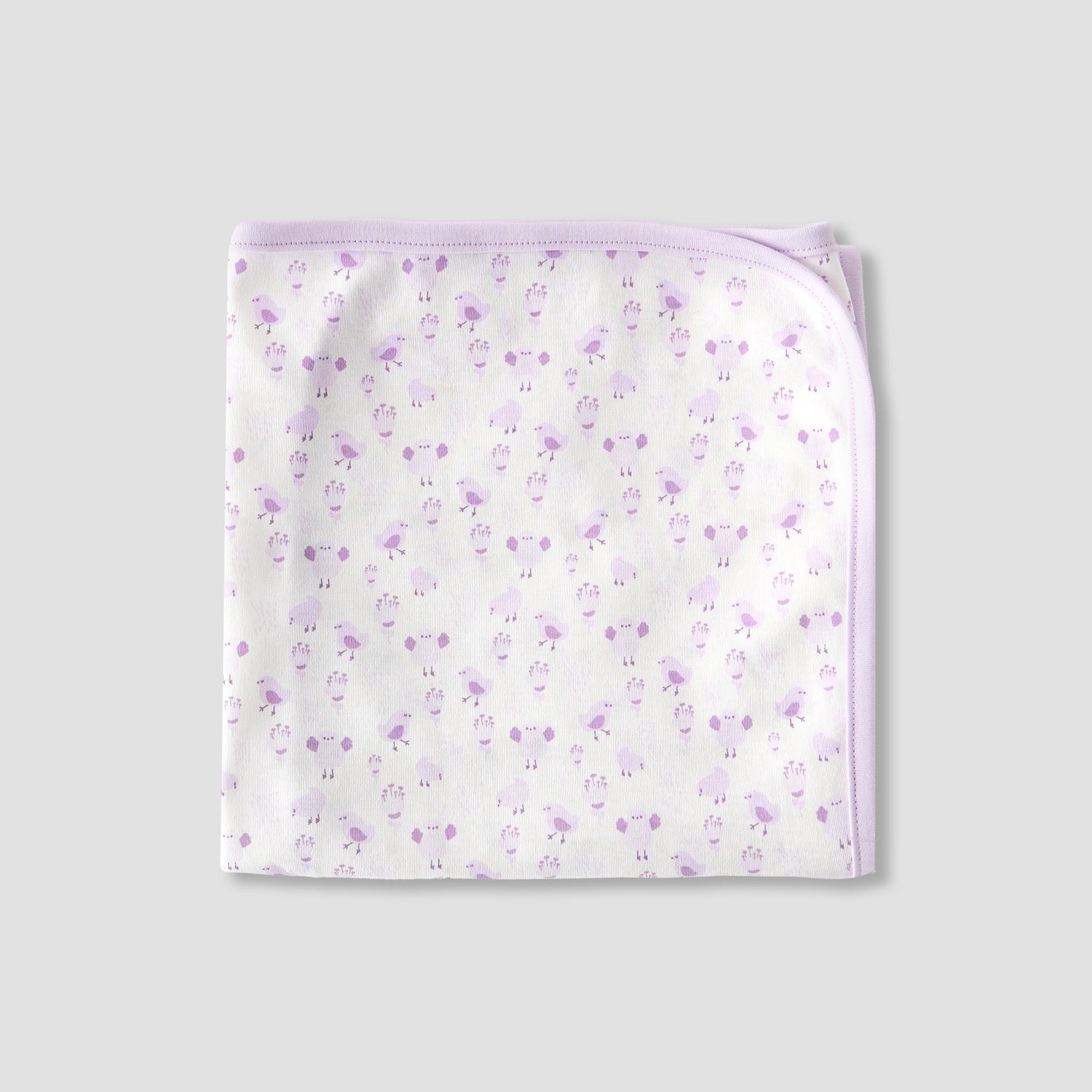 Juniors 5-Piece Girls Gift Set - Cotton - Sleepsuit, Blanket, Beanie Cap - Bird Print