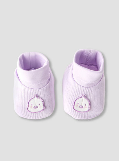 Juniors 5-Piece Girls Gift Set - Cotton - Sleepsuit, Blanket, Beanie Cap - Bird Print-baby-girls-clothing-setsandcoords-image-6