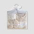 Juniors 5-Piece Girls Gift Set - Cotton - Sleepsuit, Blanket, Beanie Cap - Elephant Print - Beige / 0-6 mths