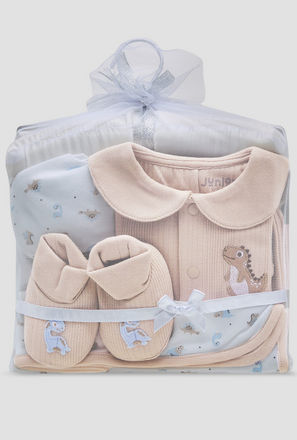 Set of 5 Juniors Clothing Gift Set with Dinosaur Print