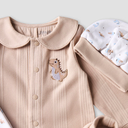 Set of 5 Juniors Clothing Gift Set with Dinosaur Print
