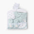 Set of 5 Juniors Clothing Gift Set with Elephant Print - Green / 0-6 mths