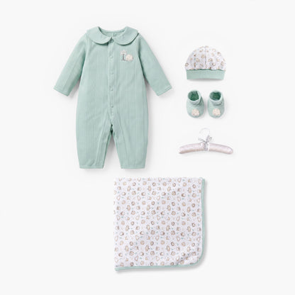 Set of 5 Juniors Clothing Gift Set with Elephant Print