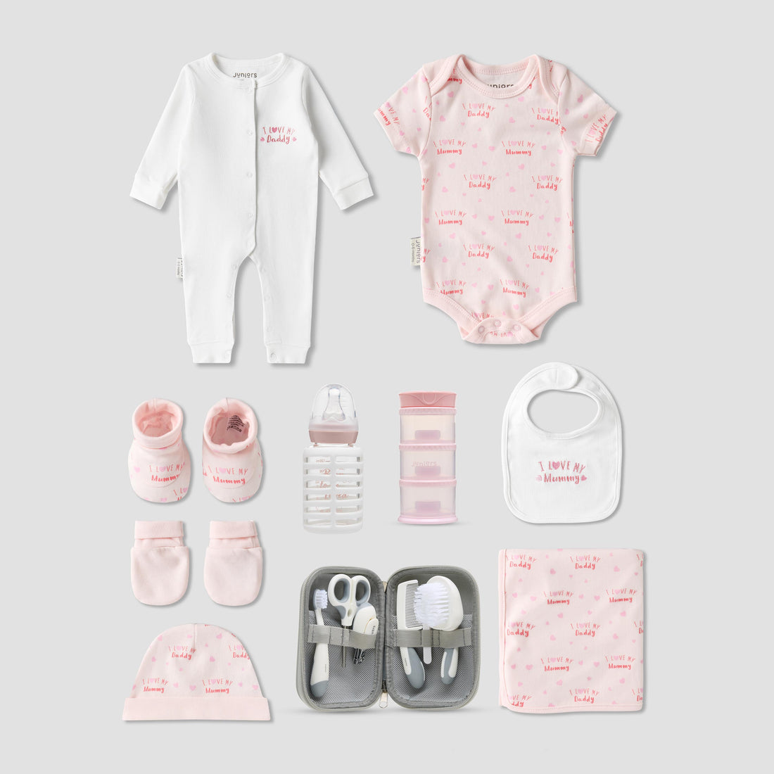 Set of 19 Juniors Clothing Gift Set with Slogan Print