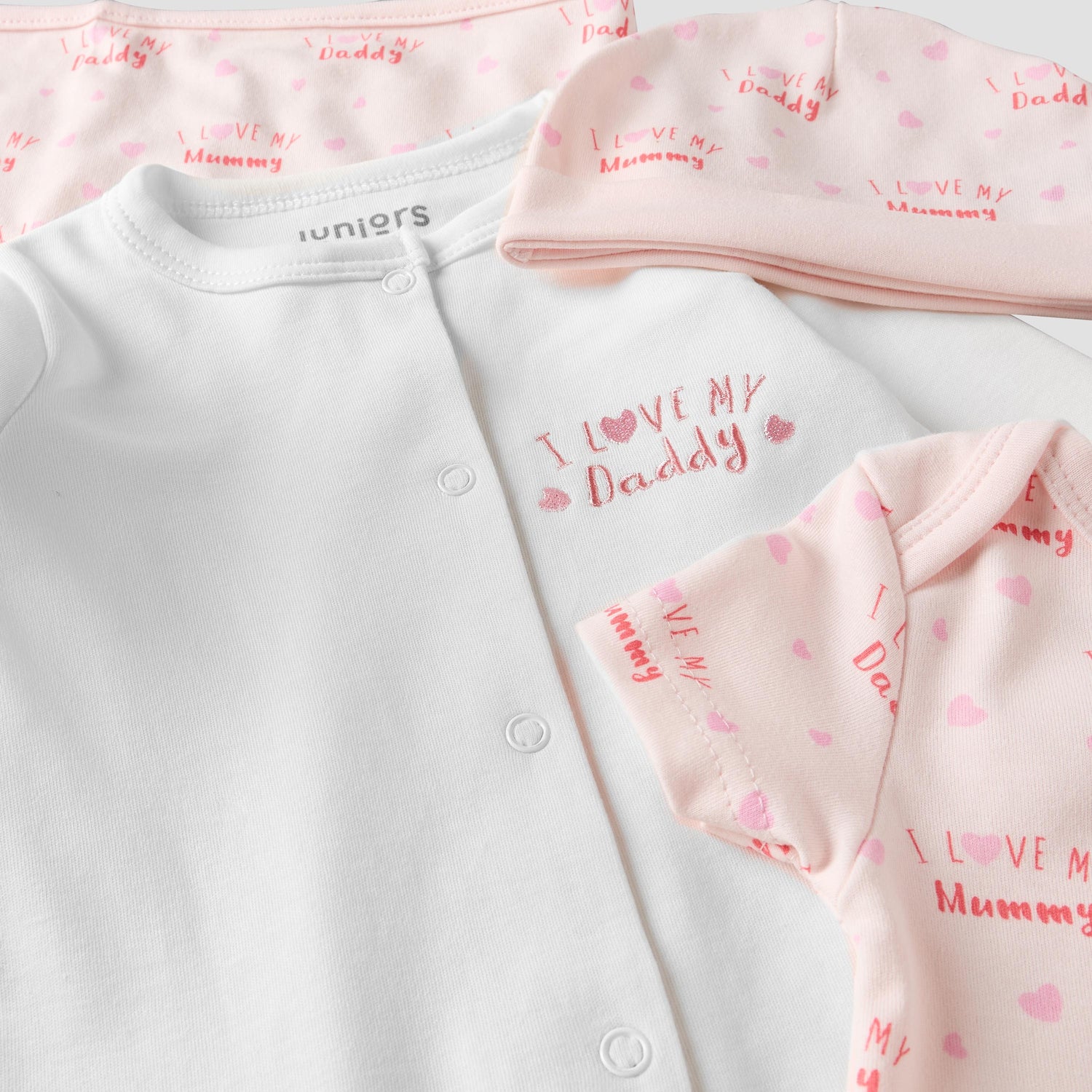 Set of 19 Juniors Clothing Gift Set with Slogan Print