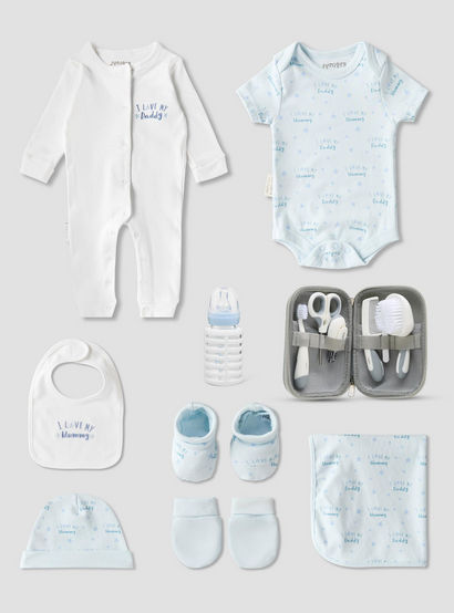 Set of 19 Juniors Clothing Gift Set with Slogan Print-baby-boys-clothing-setsandcoords-image-2