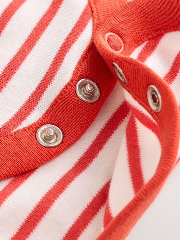 Bright Stripe Long Sleeve Baby Bodysuits 5 Pack