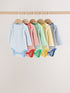 Bright Stripe Long Sleeve Baby Bodysuits 5 Pack