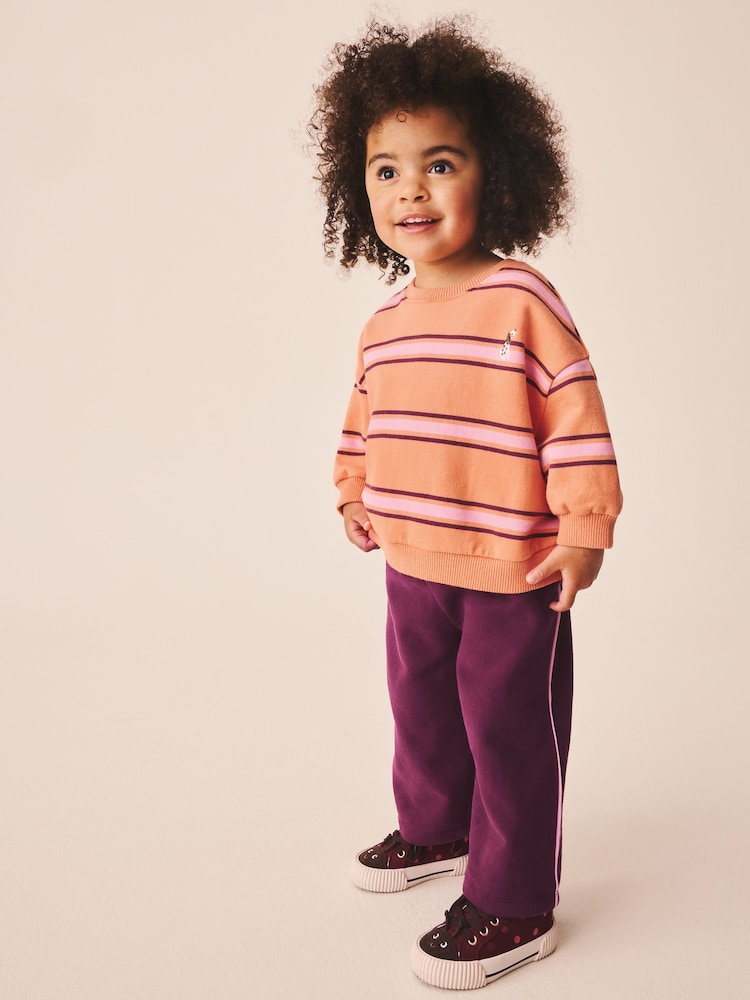 Orange/Purple Stripe