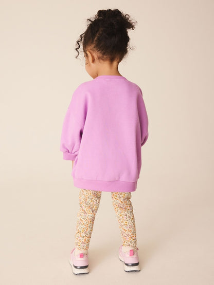 Purple Butterfly Sweatshirt and