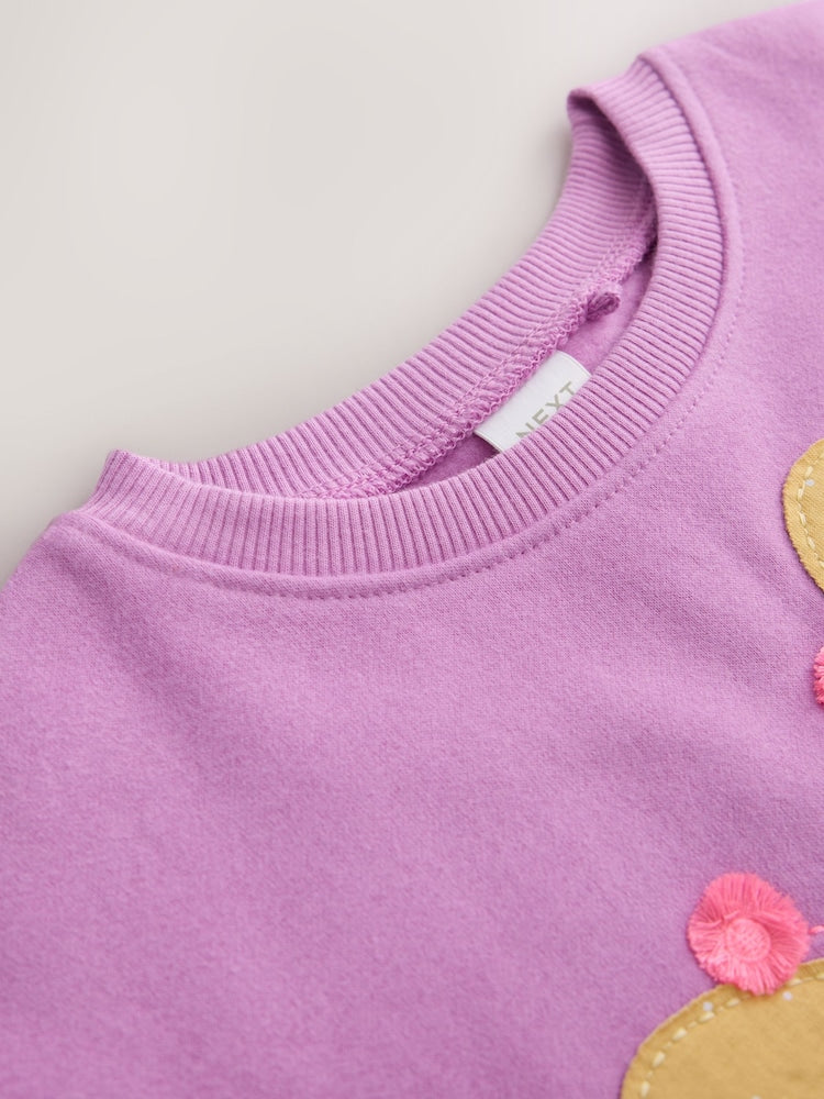 Purple Butterfly Sweatshirt and
