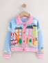 Pink Collared Cardigan (3-16yrs) - Size 3 Years (98cm) - Pink