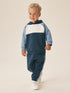 Blue Colour Block Hoodie and Joggers Set (3mths-7yrs)