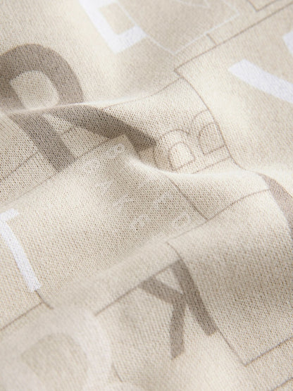 Baker by Ted Baker Letter Print Mockable Rompersuit
