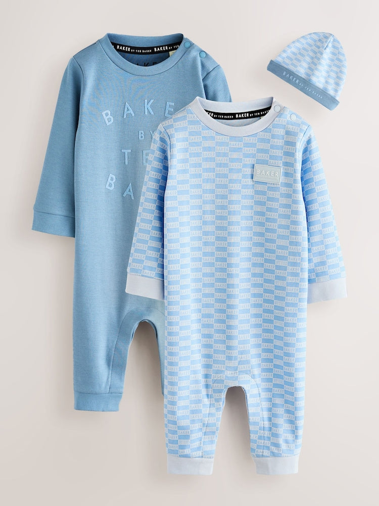 Baker by Ted Baker Romper and Reversible Hat Set