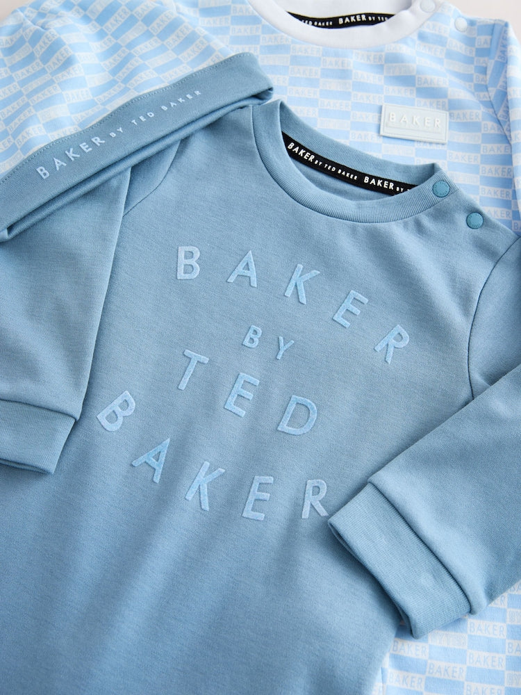 Baker by Ted Baker Romper and Reversible Hat Set