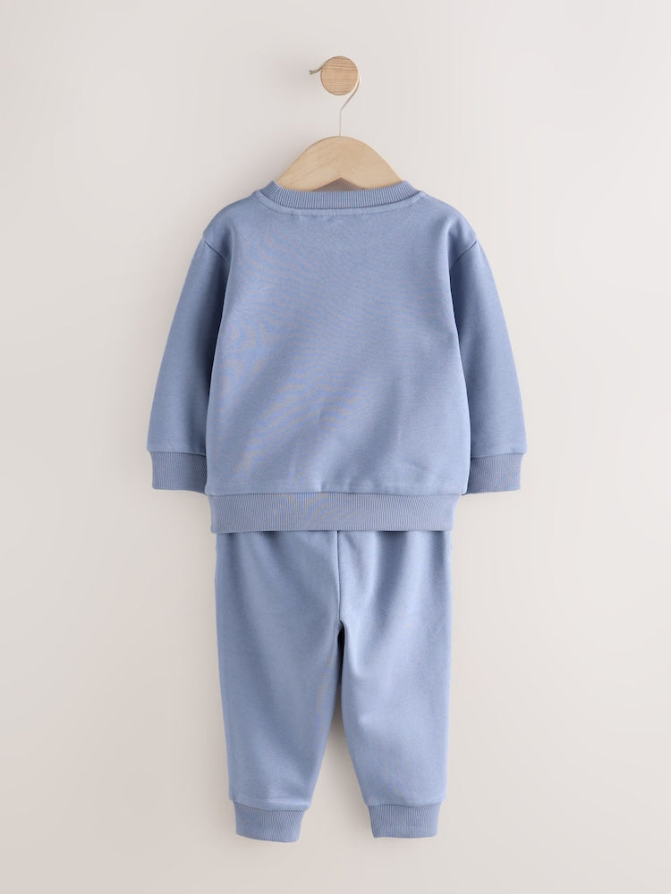 Blue Sweatshirts and Joggers Set 3 Pack (3mths-7yrs)