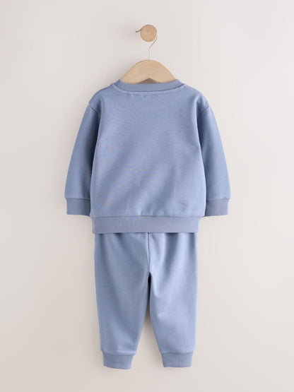 Blue Sweatshirts and Joggers Set 3 Pack (3mths-7yrs)